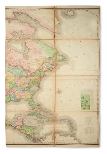 TANNER, HENRY SCHENCK. A New American Atlas Containing Maps of the Several States of the North American Union.